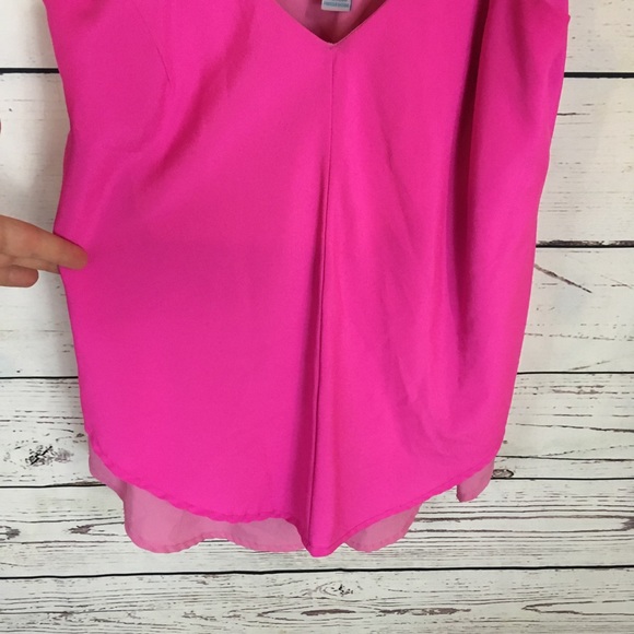 Charlie Jade Layered Tank Top Flowy Pink XS - Picture 3 of 6